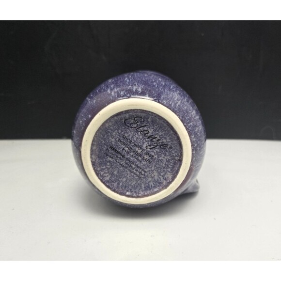 Elanze Designs Handwarmer Coffee Mug Tea Cup Midnight Purple Ceramic 14oz - Picture 8 of 10